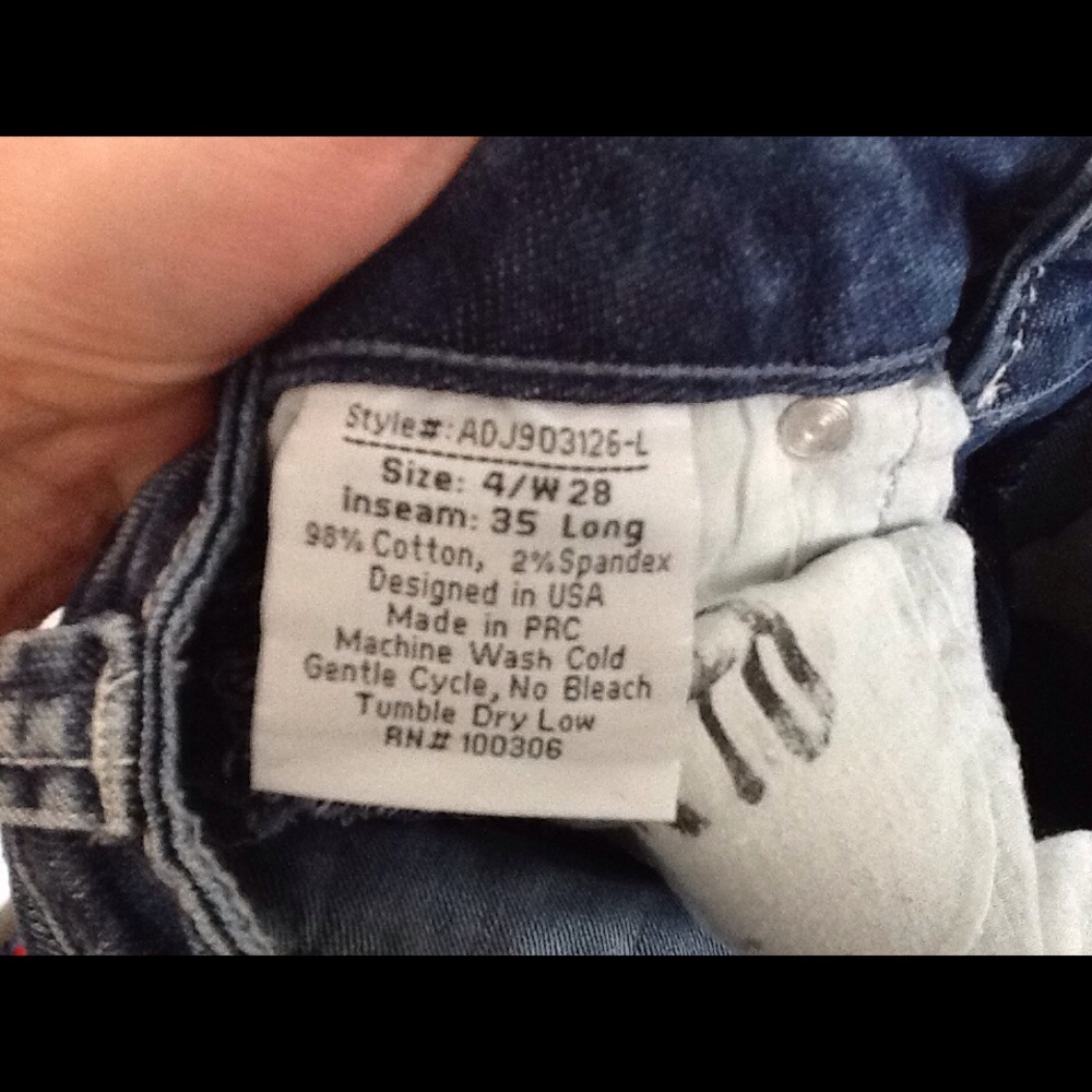 Adiktd Mid Rise Relaxed Fit Boot Cut Jeans - Picture 7 of 7